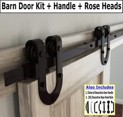 Heavy duty Barn Door Sliding Kit includes everything you need and more ( except the door). Barn Door Sliding Kit. (50)...