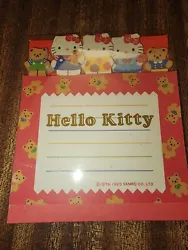 Hello Kitty Sanrio 1991 Notepad Vintage Rare, Never Used!.