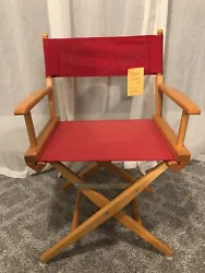 Telescope Casual Directors Chairs Red NICE. Excellent quality chair. Definitely a premium directors chair! As can be...