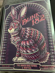 Blink-182 Art Print Poster Mondo Show Concert Gig Tour Bioworkz.