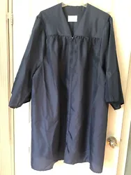 This is a dark navy blue robe. It may look black in my pictures, but it is dark blue. It is in overall good to very...