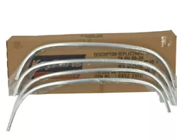 These are a factory style upper wheel molding kit that go from the body side molding up around the wheel opening for...
