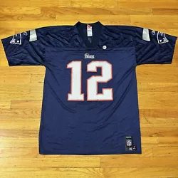 VTG Y2K Reebok NFL Players Tom Brady Patriots Jersey Size XLarge. Very Good Condition, No Signs of Wear on Garment or...