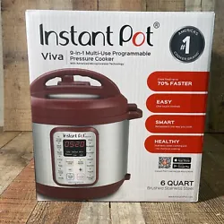 Introducing the Viva Instant Pot Pressure Cooker, a versatile kitchen appliance that can handle multiple cooking tasks...