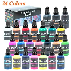 💐【READY TO SPRAY】 Airbrush paint uses better formula with proper ratio. Every airbrush color has wonderful...