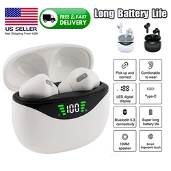 Earhook wireless bluetooth headphones Headset 5.0 TWS Stereo Earbuds Earphones. Wireless Bluetooth 5.2 Headset TWS...