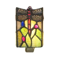 The panel contains a stunning dragonfly design. A perfect addition to light up any room in the house at night. - Night...