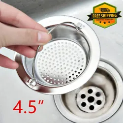【Fit for Standard Sink Drains】Strainer is approx 4.5