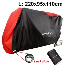 [All-Weather Protection] This motorbike cover made of 190T Polyester Taffeta, efficiently protecting your motorcycle...