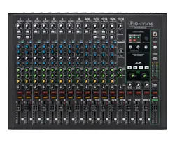 The Mackie Onyx16 is a premium 16-channel USB mixer optimized for professional recording, production and live sound. We...