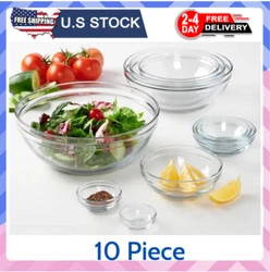 The Mainstays 10-Piece Mixing Bowl Set is a bakers staple. Whipping up treats has never been easier! These varying...