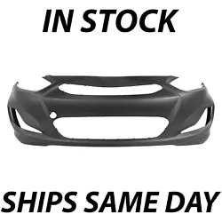 Front Bumper Cover for Your 2012 - 2013 Hyundai Accent! Fits Both Hatchback & Sedan Models . >>>WE CAN PAINT IT FOR...