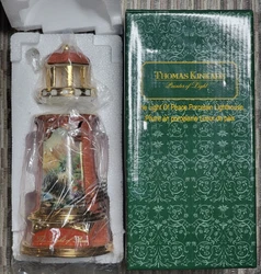Thomas Kinkade Porcelain Lighthouse Nightlight Lamp The Light of Peace 2004.