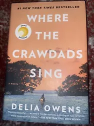 Where the Crawdads Sing by Delia Owens Near Fine Condition.
