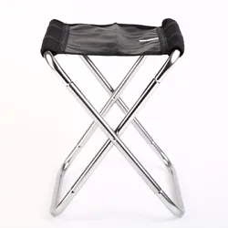 Product Description  Product Name: Portable Folding Stool  Size: as shown  Material: 7075 aviation aluminum alloy...
