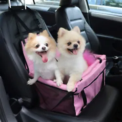 Prevents the dogs hair or saliva dirty your car and make it easy to clean the seat. 1 X Folding Pet Car Carrier(not...