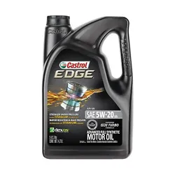 Castrol EDGE is engineered with fluid titanium technology that physically changes the way the oil behaves under...