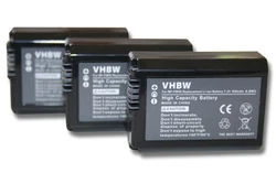 Capacité: 950mAh. Sony Alpha A7r ILCE-7K. Sony Alpha A7r ILCE-7R. Sony ILCE-QX1 / Sony Alpha 7 II / Alpha 7S II /...