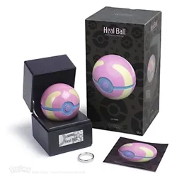 Opening the case raises the platform the Heal Ball sits on so it can be used as a display. This Heal Ball is the...