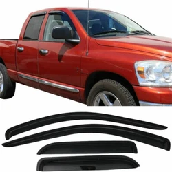 For 2002-2009 Dodge Ram 1500/2500/3500 Quad Cab. Fully protect windows from sunshine, wind, rain, snow and etc. - 4 Pcs...