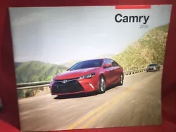 2015 Toyota Camry and Hybrid 32-page Original Car Sales Brochure Catalog.
