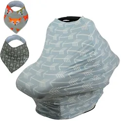 This will make a perfect baby shower gift! Keep baby dry with fashionable 100% cotton front withfleece backing drool...