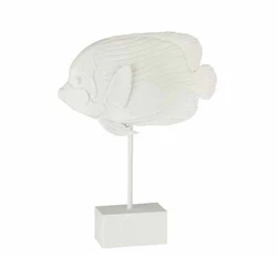 Statue Déco sur Pied. Couleur : Blanc. Informations Techniques Design & Moderne.