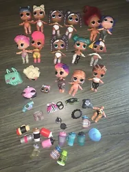 Parts of dolls, dolls, accessories.Everything pictured is included