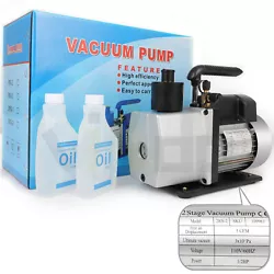   Product description: The 5 CFM 1/2HP Rotary Vane Deep Vacuum Pump was designed and produced  with high performance...