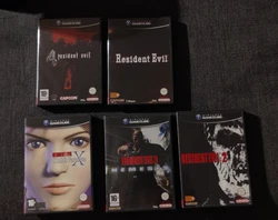 Lot Resident Evil 1 2 3 4 code Veronica - Nintendo GameCube - FR - COMPLET -  Resident evil 2 est bien en FR et pas UK...