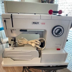 This Pfaff 1222 Electronic sewing machine being sold as is, and it needs repair for all features to be used. The Pfaff...