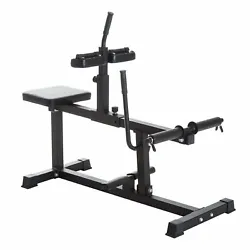 Build strong powerful calves with this Seated Calf Raise from Soozier. It features high-grade durable steel...
