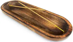[INCENSEBURNER] 11 Inches long incense burner holder It has a hole drilled on both ends, making mixing scents super...