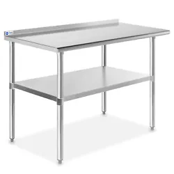 Includes: GRIDMANN Stainless Steel Worktable with Undershelf, Instructions, and Hardware for Assembly. This stainless...