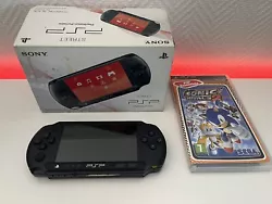 Console PSP Street - Sony PlayStation - En Boîte Complète + 1 Jeu Sonic - E1004.Console en bon état et complète...
