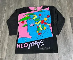In good condition. This shirt is a size Small.