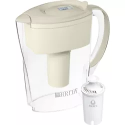 Drink healthier , great tasting tap water with this Brita 6-cup Space Saver water pitcher. The Brita Space Saver water...