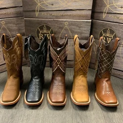 LEATHER SOLES FOR LONGER DURABILITY. NEVER WORN. FINE QUALITY WESTERN BOOTS. BEST QUALITY BOOTS FOR A GREAT PRICE....
