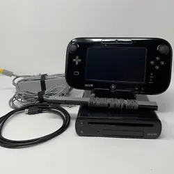 Included is a 32GB Nintendo Wii U console + gamepad, power brick, HDMI cable, gamepad charging dock with charging cable...