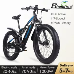 We use a brushless 48V 1000W high-speed motor for the e-bike in conjunction with a 17AH 816Wh lithium-ion battery for...