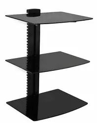 The single shelf allows you to place DVD players, cable boxes and other AV components on the wall. The shelving system...