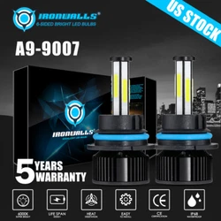 ◆ (2pcs/set) 9007 LED headlight conversion kit. No dark spots, no shadows, no blinding oncoming traffic. Eesy...