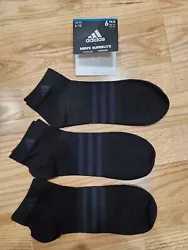 New Adidas Mens Superlite 3-Stripes Low Cut Socks 3 Pairs Size 6-12.  See pics for details. Brand new!  This is for the...