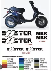 Stickers MBK BOOSTER. Plusieurs coloris disponible