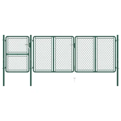 Cette porte de jardin fait une entrée pratique pour clôturer votre jardin du monde extérieur. Ce portail de clôture...