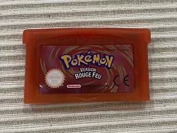Jeux Pokémon version Rouge Feu sur Gameboy Advance en françaisAutre Version disponible: Vert Feuille, Émeraude,...