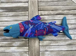 Vintage Patagonia Salmon Fish Fleece Stuffed Animal Toy Retro. Fall 1997 Patagonia SalmonDeep Under: BluegrassSize: One...