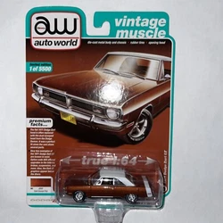 AUTO WORLD VINTAGE MUSCLE 1971 DODGE DART GT NO.3 BRONZE AUTOWORLD DIECAST CAR.