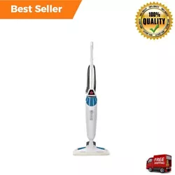 It uses the natural power of steam to clean and sanitize sealed hard floors, eliminating 99.9% of germs and bacteria....
