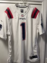 Nike On Field White New England Patriots Jersey Adult size XL.
